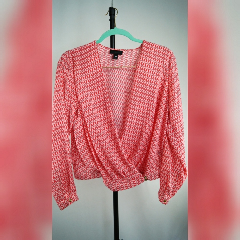 Worthington Wrap Blouse